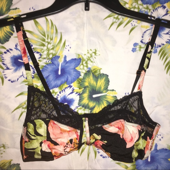 INC Floral Lace Bralette - Picture 1 of 8